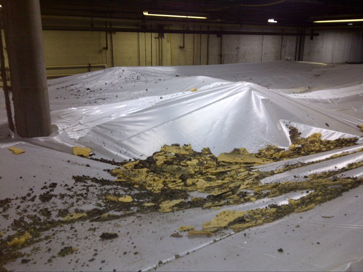 Roofing Debris Removal and Dust Containment CLEANWRAP
